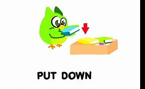 Image result for Put Down Cartoon