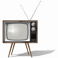 Image result for Old-Fashioned TV with Antenna Clip Art