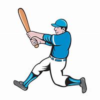 Image result for Cartoon Man Holding Baseball Bat