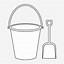 Image result for Sand Bucket Template