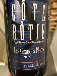 Image result for Jean Michel Gerin Cote Rotie Grandes Places