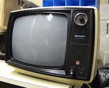 Image result for Old Box Sharp TV