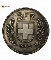 Image result for Confoederatio Helvetica 5 Frannc Coin