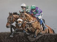 Image result for Horse Racing Images Artwork