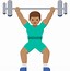 Image result for Working Out Emoji