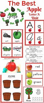 Image result for Apple Theme Preschool Free Printables