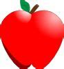 Image result for Cartoon Apple Red Color