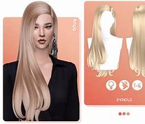 Image result for Sims 4 Long Hair CC