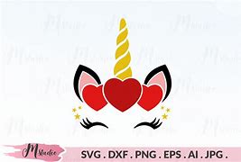 Image result for Valentine Unicorn SVG