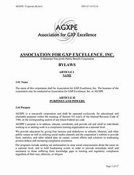 Image result for Corporate Bylaws Template