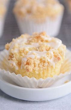Lemon Cream Cheese Crumb Muffins - Mel's Kitchen Cafe