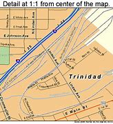 Image result for Trinidad Colorado Map