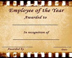 Image result for Employee of the Year Template