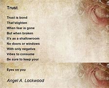 Image result for Poem About Trust and Love
