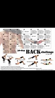 Image result for 30-Day Back Challenge Women