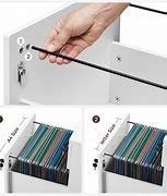 Image result for Fellowes File Cabinet Rail Clips