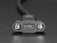 Image result for Panel Mount Micro USB Extension Cable