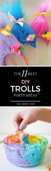 Image result for Trolls Birthday Party DIY