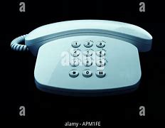 Image result for White Push Button Phone