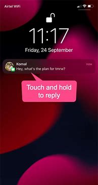 Image result for iPhone Lock Screen with Email