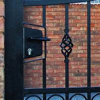 Image result for metal garden gates with locks