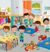 Image result for Classroom with Students Cartoon