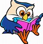 Image result for Owl Reading a Book Clip Art PNG