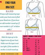 Image result for Measuring Bra Size Chart