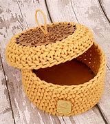 Image result for Crochet Caddy Basket Insert