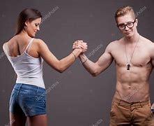 Image result for Man/Woman Arm Wrestling