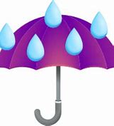 Image result for Umbrella with Rain Emoji SVG