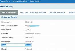 Image result for Transaction ID in SBI Net Banking