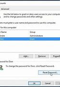 Image result for User Accounts Password Reset