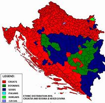 Image result for Map of Bosnia and Surrounding Countries