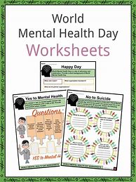 Image result for Fun Mental Health Worksheets