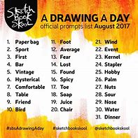 Image result for 30-Day Sketch Challenge