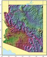 Image result for Arizona Relief Map