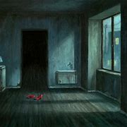 Image result for Boy in Dark Room Painting
