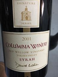 Image result for Columbia Sangiovese David Lake Signature Series Red Willow