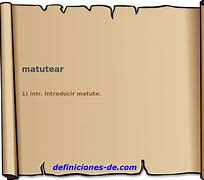 Image result for matutear