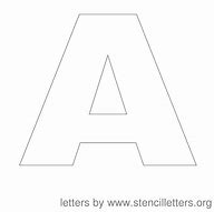 Image result for Individual Letter Stencils