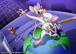Image result for Cartoon Pinky and the Brain Black Background