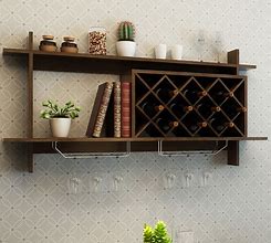 Image result for Wall Mounted Wine Rack