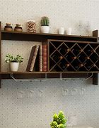 Image result for Wall Mount Wine Glass Rack