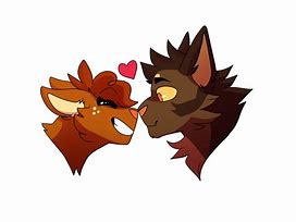 Image result for Warriors Cats Fans Art Brambleclaw and Squirrelflight