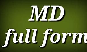 Image result for MD Meaning