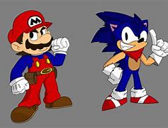Image result for Mario in Sonic Style