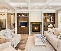 Image result for Living Room Layout with TV Next to Fireplace