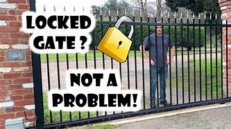 Image result for Locked Gate