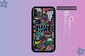 Image result for Rose Gold and Black Nike Phone Case